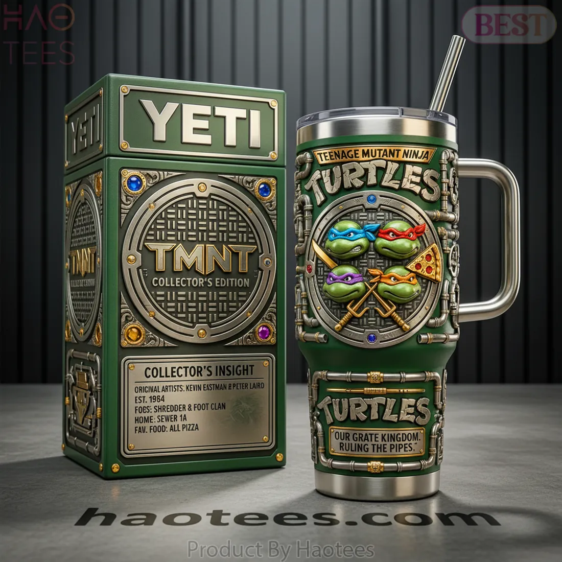 Teenage Mutant Ninja Turtles Collector's Edition 40oz Insulated Tumbler with Handle