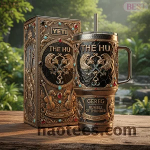 The Hu Gereg “Rumble of Thunder” Premium YETI Insulated Tumbler