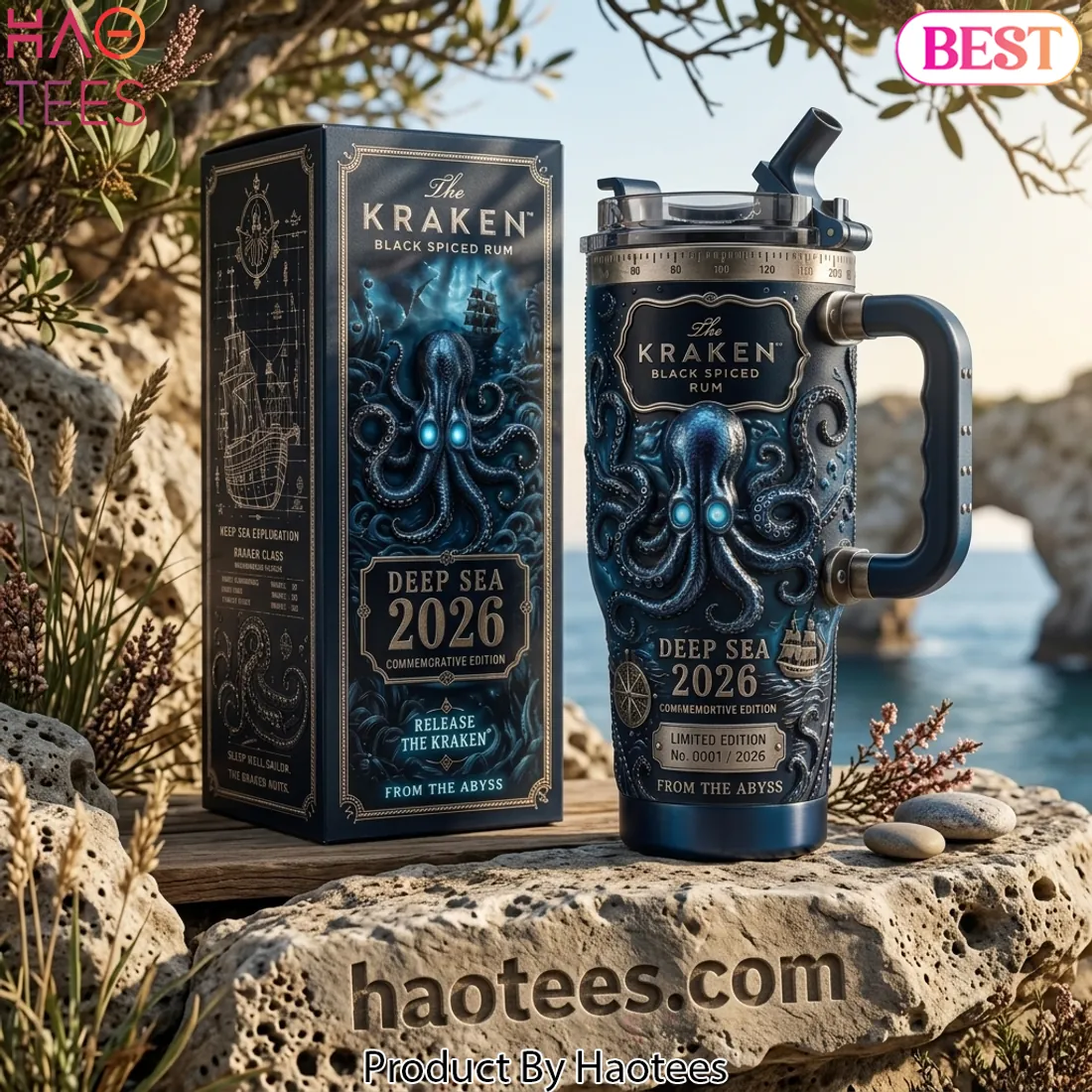 The Kraken Black Spiced Rum Deep Sea 2026 Commemorative Edition Tumbler The Kraken Black Spiced Rum Deep Sea 2026 Commemorative Edition Tumbler