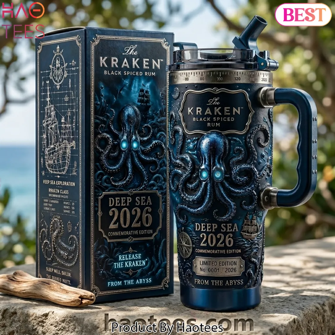 The Kraken Black Spiced Rum Deep Sea 2026 Commemorative Edition Tumbler The Kraken Black Spiced Rum Deep Sea 2026 Commemorative Edition Tumbler