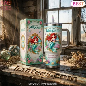 The Little Mermaid Ariel Premium Tumbler with Handle