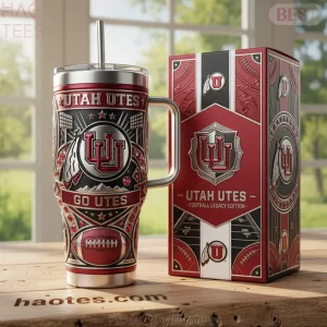 Utah Utes Football Legacy Edition Stainless Steel 40oz Insulated Tumbler