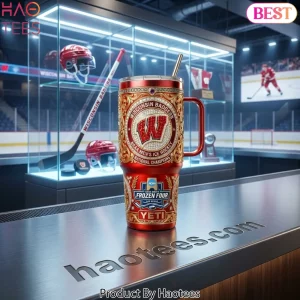 Wisconsin Badgers NCAA Men’s Ice Hockey Frozen Four YETI Tumbler