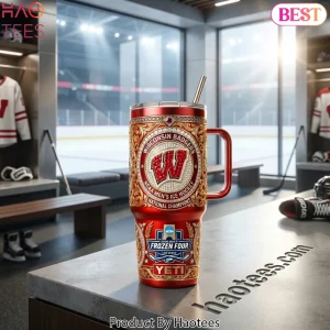 Wisconsin Badgers NCAA Men’s Ice Hockey Frozen Four YETI Tumbler