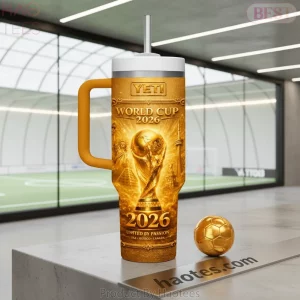 Yeti FIFA World Cup 2026 Golden Commemorative 40oz Tumbler