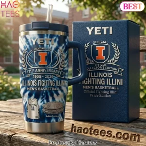 YETI Fighting Illini 121st Anniversary Men’s Basketball Handled Tumbler