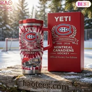 YETI Montreal Canadiens 117th Anniversary 1909-2026 Official Hockey Fan Handled Tumbler