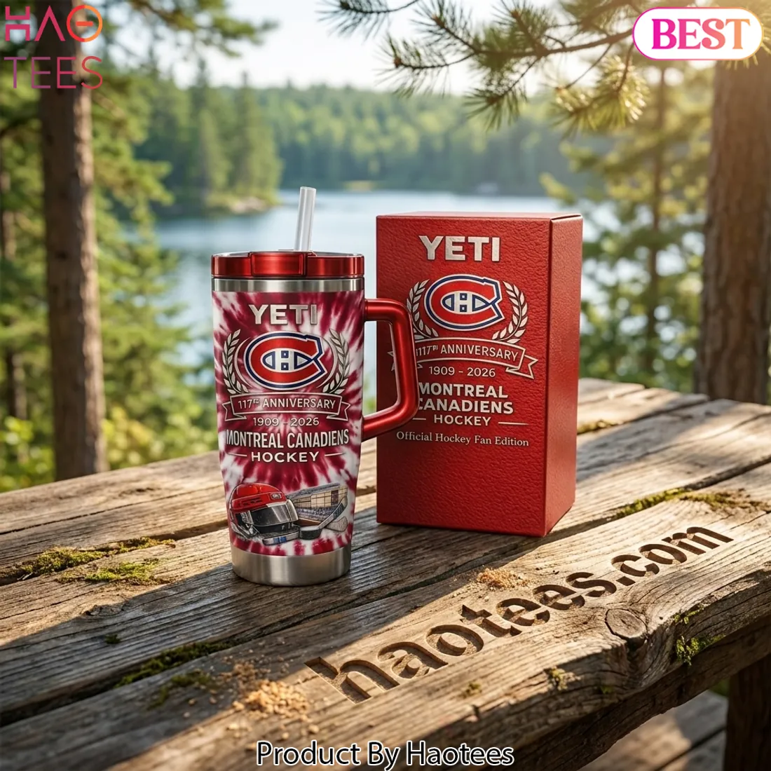 YETI Montreal Canadiens 117th Anniversary 1909-2026 Official Hockey Fan Handled Tumbler