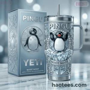 Yeti Pingu Noot Noot 3D Arctic Crystal Couture Stainless Steel Tumbler