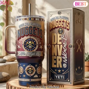2026 NBA Playoffs Denver Nuggets Commemorative 40oz Tumbler With Handle
