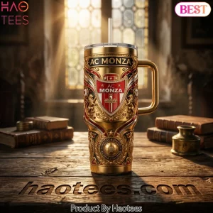 AC Monza Luxury 3D Gold Embossed Limited Edition 40oz Tumbler