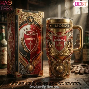 AC Monza Luxury 3D Gold Embossed Limited Edition 40oz Tumbler