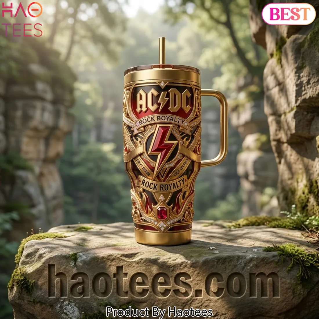 AC/DC Rock Royalty Luxury Limited Edition Handled Tumbler