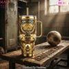 AMÉRICA Gold Premium 40oz Insulated Tumbler with Handle