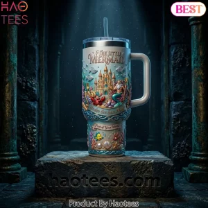Ariel The Little Mermaid Part of Your World Premium 40oz Tumbler With Handle
