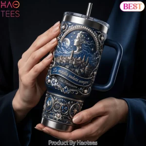 Atalanta Bergamo 1907 Luxury 40oz Tumbler With Handle