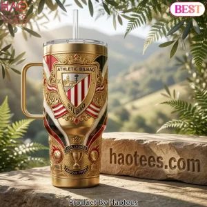 Athletic Bilbao Los Leones 40oz Insulated Tumbler With Handle