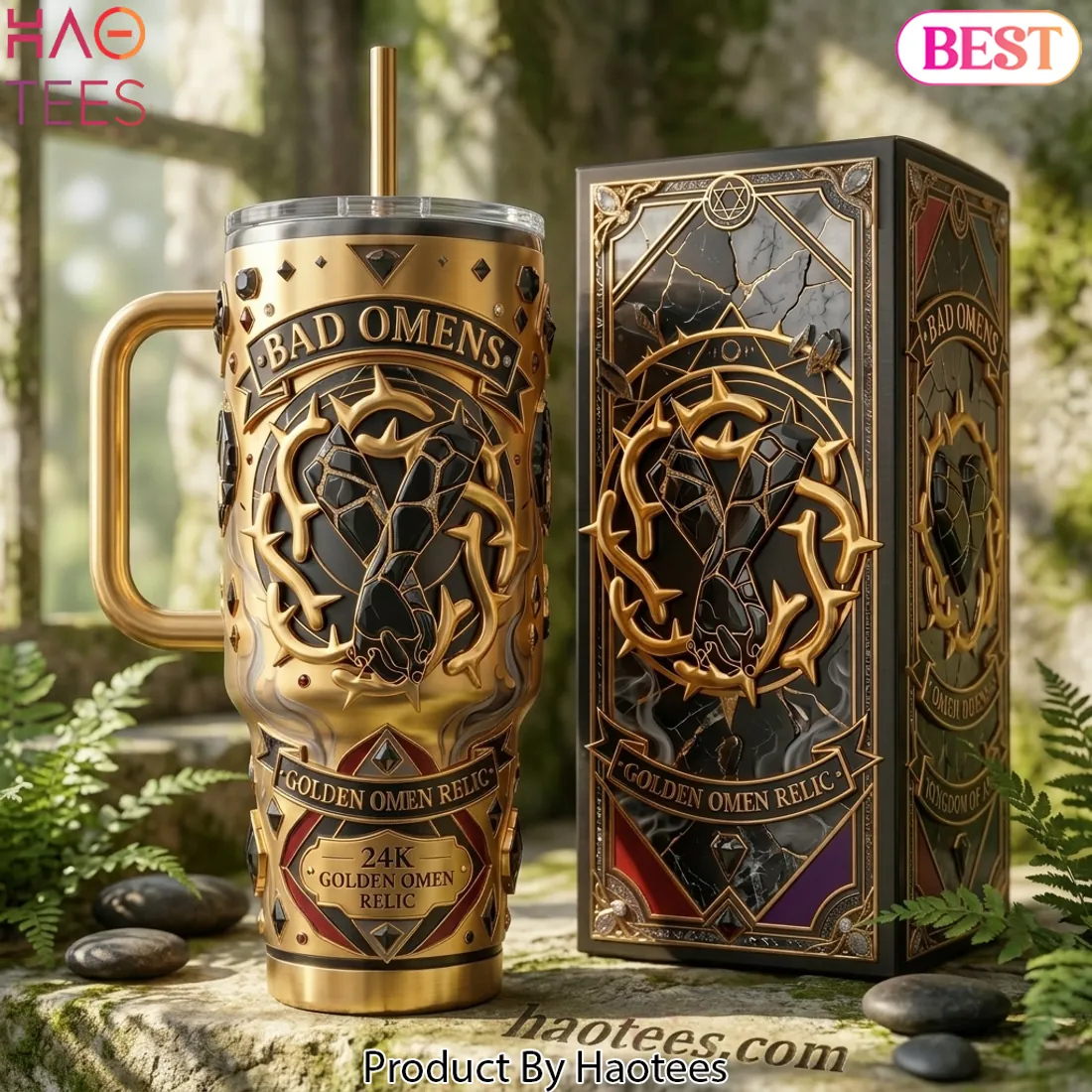 Bad Omens 24K Golden Omen Relic Luxury Tumbler