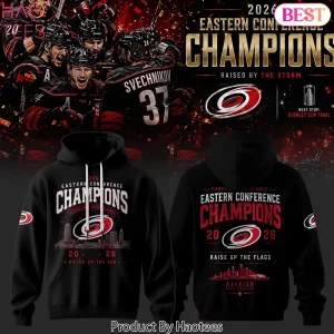 Carolina Hurricanes 2026 Eastern Conference Champions Commemorative Pullover Hoodie