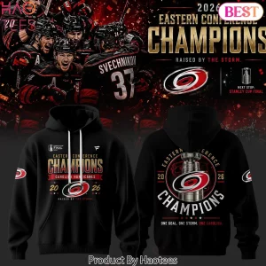 Carolina Hurricanes 2026 Eastern Conference Champions Pullover Hoodie