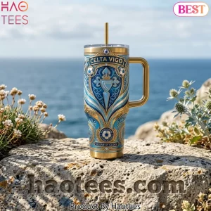 Celta Vigo Forza Celeste 40oz Insulated Tumbler with Handle
