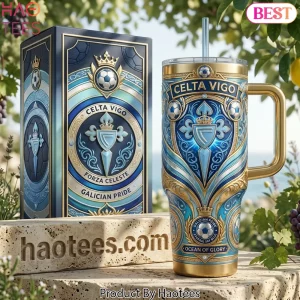 Celta Vigo Forza Celeste 40oz Insulated Tumbler with Handle