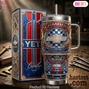 Chevrolet Camaro American Muscle Untamed Legacy Premium 40oz Tumbler With Handle