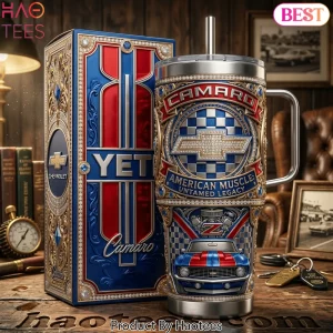 Chevrolet Camaro American Muscle Untamed Legacy Premium 40oz Tumbler With Handle