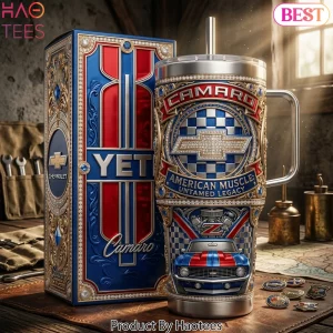 Chevrolet Camaro American Muscle Untamed Legacy Premium 40oz Tumbler With Handle