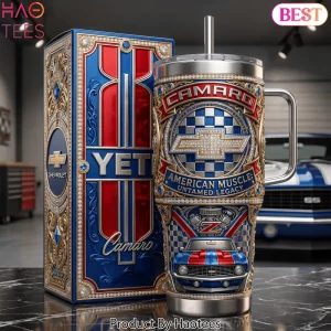 Chevrolet Camaro American Muscle Untamed Legacy Premium 40oz Tumbler With Handle