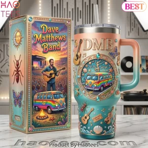 Dave Matthews Band DMB At The Gorge Gemstone 40oz Tumbler With Handle
