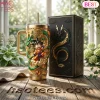 Hello Kitty Beach Surfing 3D Design 40oz Tumbler with Handle