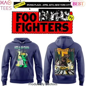 Foo Fighters Secret Show Irving Plaza April 30th New York City Alien Hoodie