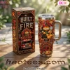 Built By Fire Snoopy Fire Dept. Premium 40oz Tumbler With Handle