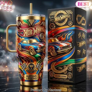 Hot Wheels Racing Legend Collector's Dream Premium 40oz Tumbler with Handle