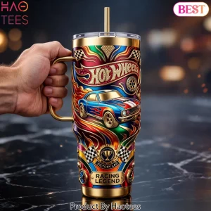 Hot Wheels Racing Legend Collector's Dream Premium 40oz Tumbler with Handle