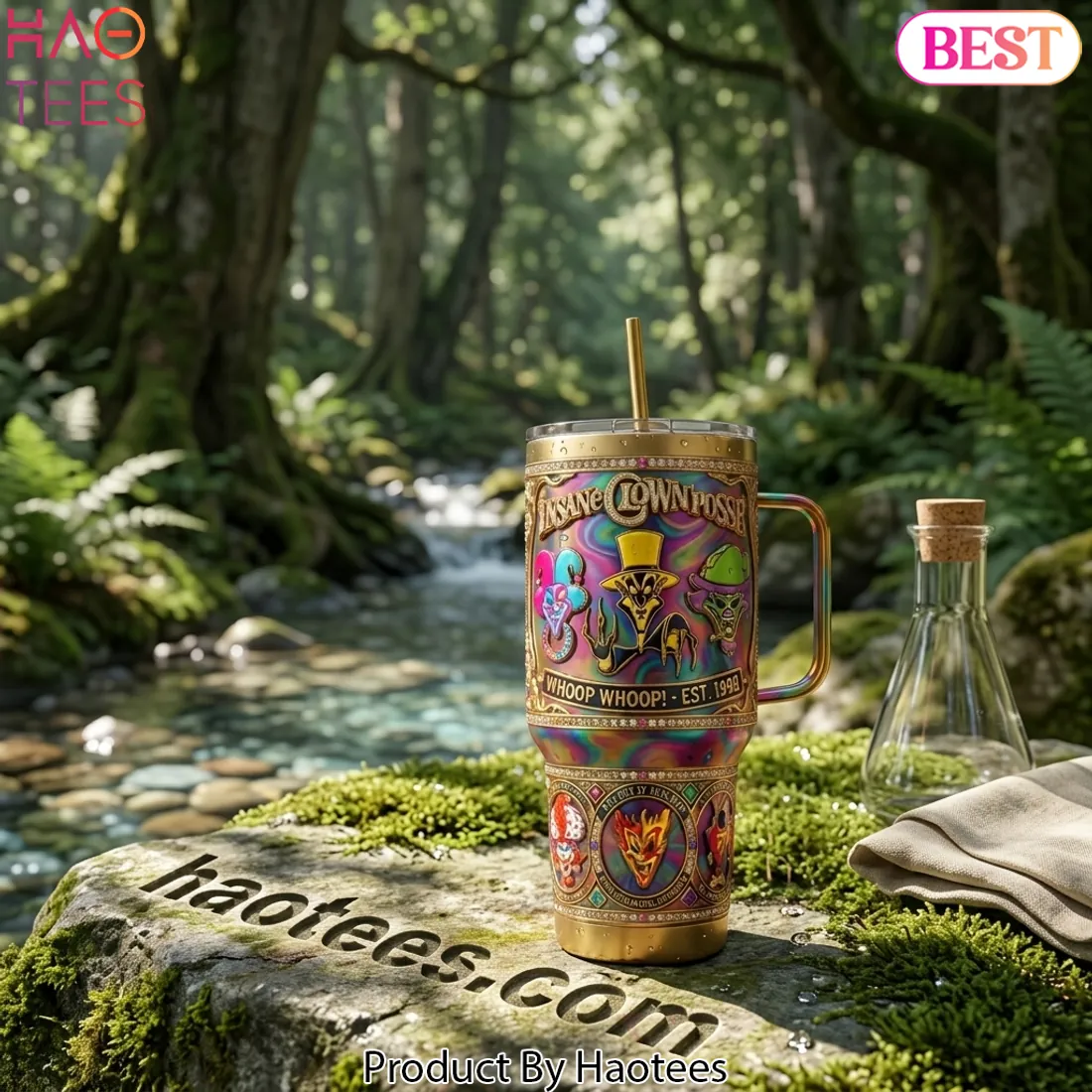 Insane Clown Posse WHOOP WHOOP! Est. 1999 Insulated Tumbler with Handle Insane Clown Posse WHOOP WHOOP! Est. 1999 Insulated Tumbler with Handle