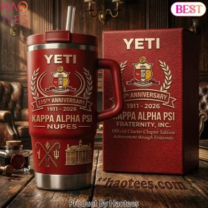 Kappa Alpha Psi 115th Anniversary Nupes Yeti Travel Tumbler