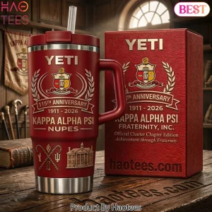 Kappa Alpha Psi 115th Anniversary Nupes Yeti Travel Tumbler
