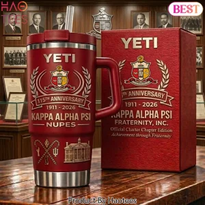 Kappa Alpha Psi 115th Anniversary Nupes Yeti Travel Tumbler