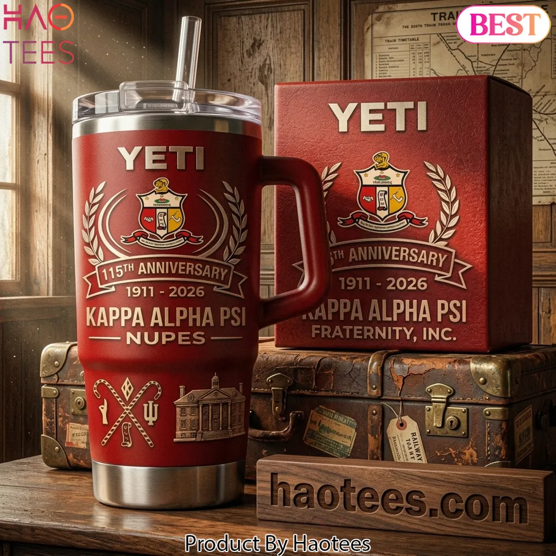 Kappa Alpha Psi 115th Anniversary Nupes Yeti Travel Tumbler