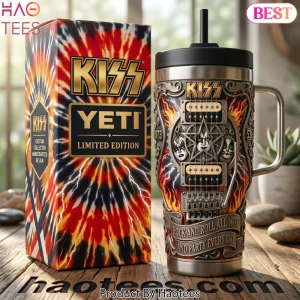 KISS 53rd Anniversary Limited Edition Rock and Roll Handled Tumbler