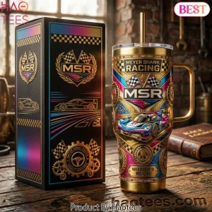 Meyer Shank Racing MSR Winner’s Reign Premium Gold 40oz Tumbler With Handle
