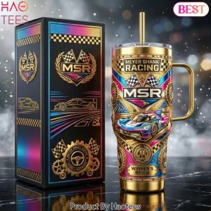 Meyer Shank Racing MSR Winner's Reign Premium Gold 40oz Tumbler With Handle