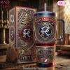 Chicago Fire FC The Great Inferno 3D Embossed Premium 40oz Tumbler With Handle Chicago Fire FC The Great Inferno 3D Embossed Premium 40oz Tumbler With Handle
