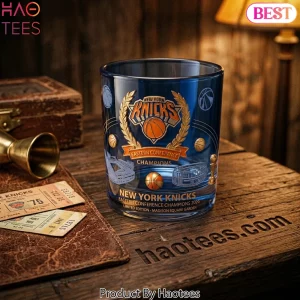 New York Knicks 2026 Eastern Conference Champions Limited Edition Whiskey Glass
