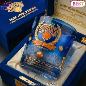 New York Knicks 2026 Eastern Conference Champions Limited Edition Whiskey Glass