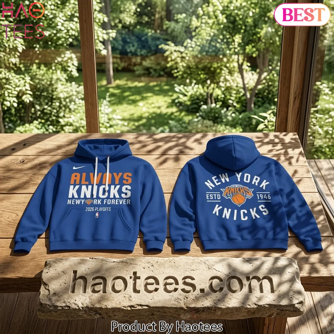 New York Knicks Always Knicks 2026 Playoffs Fan Hoodie