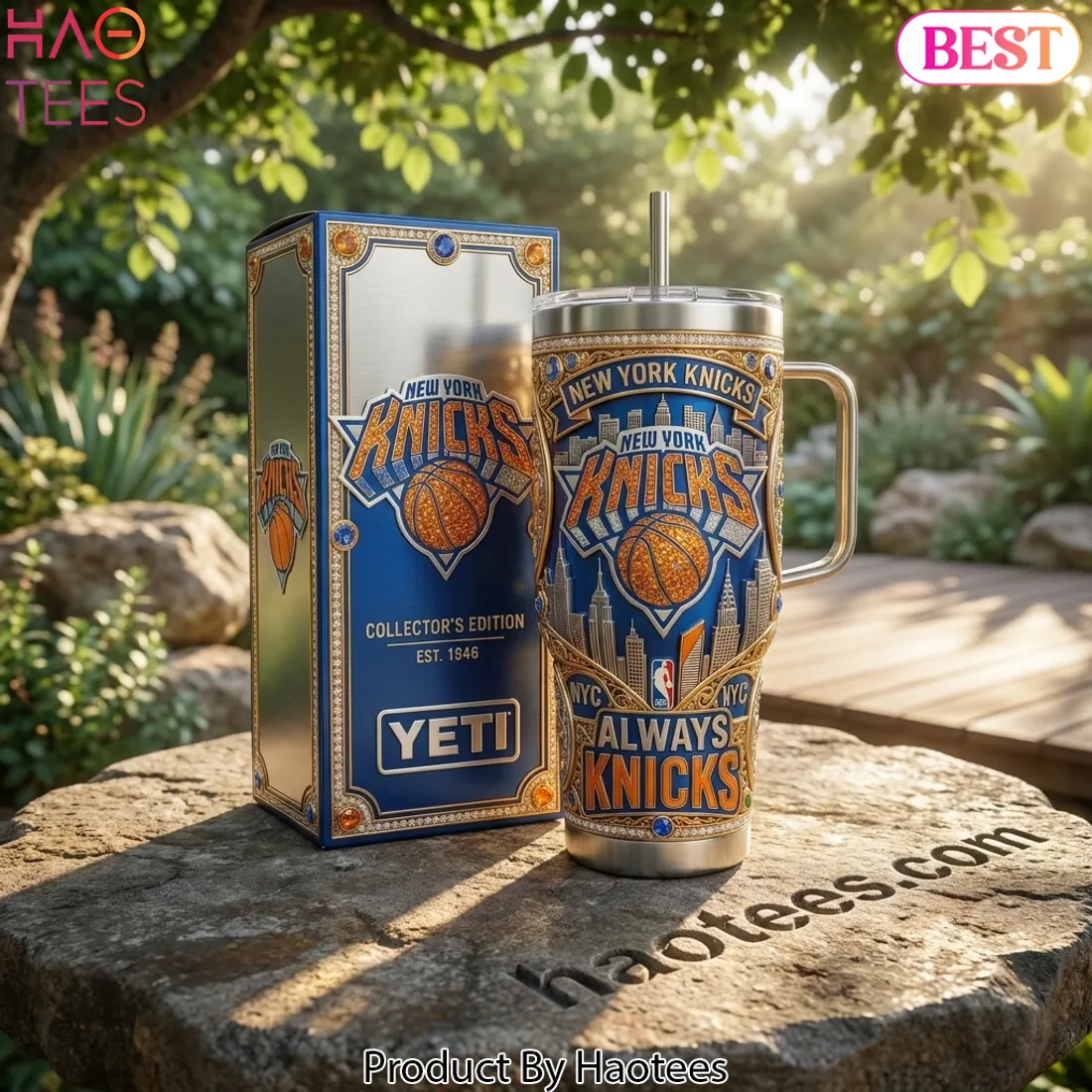 New York Knicks Collector's Edition 40oz Tumbler With Handle