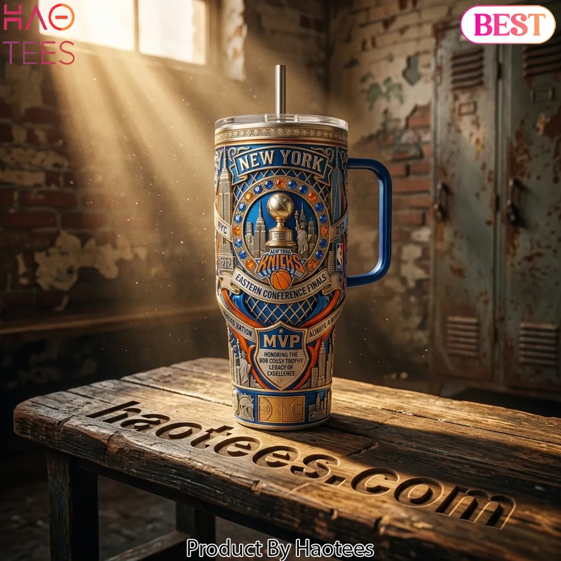 New York Knicks Eastern Conference Finals MVP Commemorative 40oz Tumbler With Handle